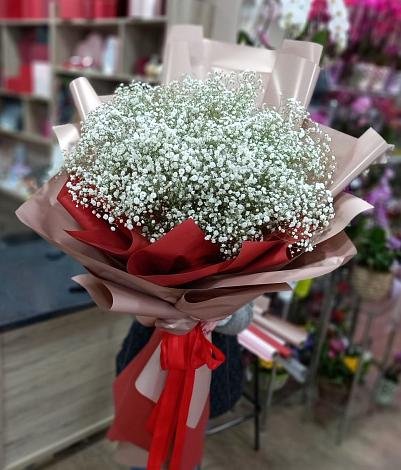 Букет цветов из: Гипсофила в Дятьково