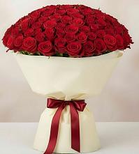 Букет 101 Красная роза Милано в Дятьково