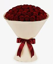 Букет 101 Бордовая роза Блэк Бакарра в Дятьково