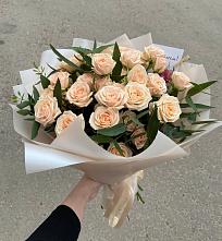 Букет Кремовые розы Латте в Дятьково