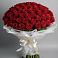 Букет 101 Красная роза Блэк Мэджик в Дятьково