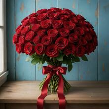 Букет Красные розы Блэк Меджик в Дятьково