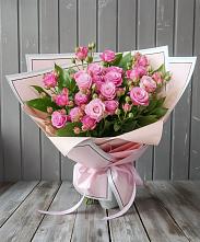 Букет Розовый кустик в Дятьково