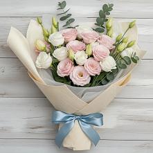 Букет цветов из:  Лизиантусы в Дятьково