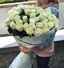 Букет 35 Белых роз #REPLACE_PRED# Дятьково