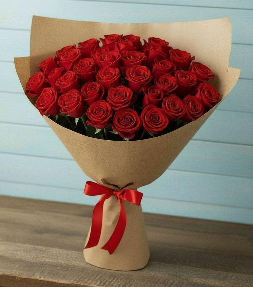 Букет Красные розы Милано в Дятьково