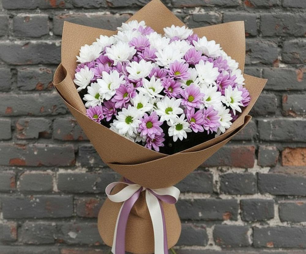 Букет цветов из: Хризантемы в Дятьково
